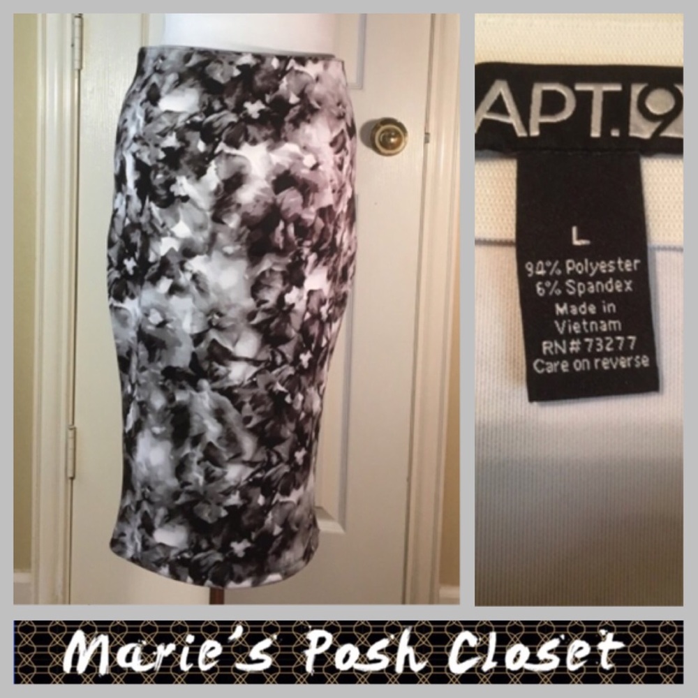 Less Than 50 Shades of Gray Pencil Skirt